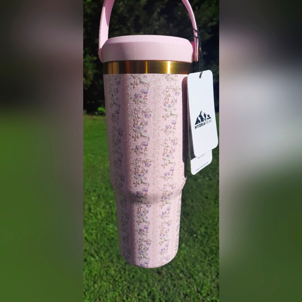 Hydrapeak Pink Floral Tumbler